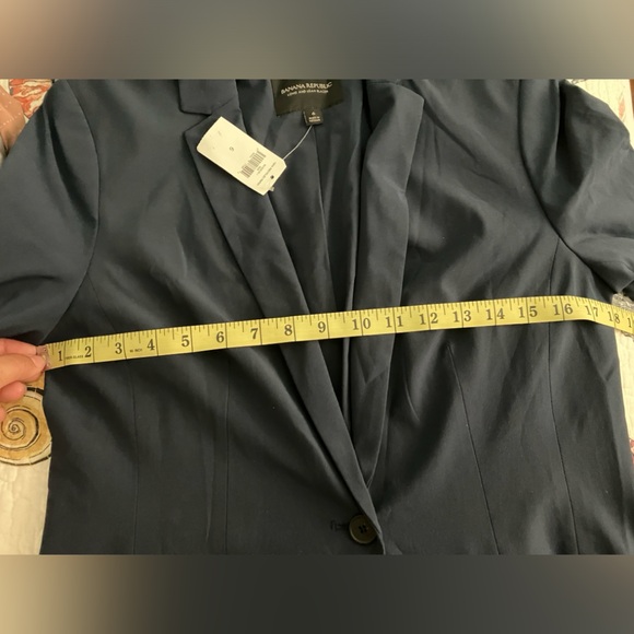 Banana republic stretch blazer navy - Picture 3 of 4
